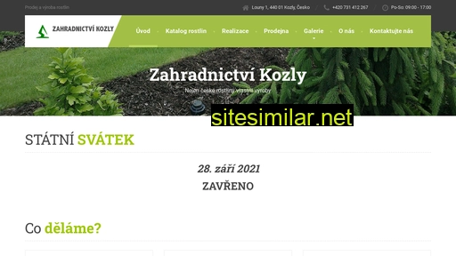 zahradnictvikozly.cz alternative sites