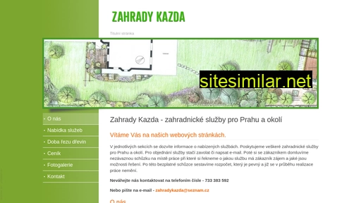 zahradykazda.cz alternative sites