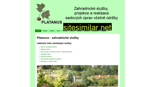 zahradyplatanus.cz alternative sites