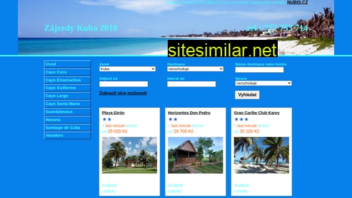 Zajezdy-kuba similar sites