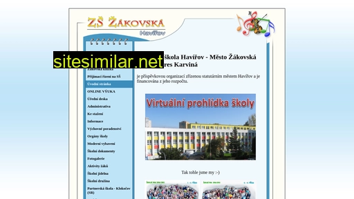 Zakovska-havirov similar sites