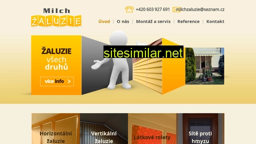 zaluzie-milch.cz alternative sites