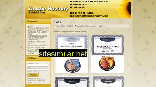 Zaluzie-praha-np similar sites
