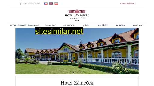 zamecekmikulov.cz alternative sites