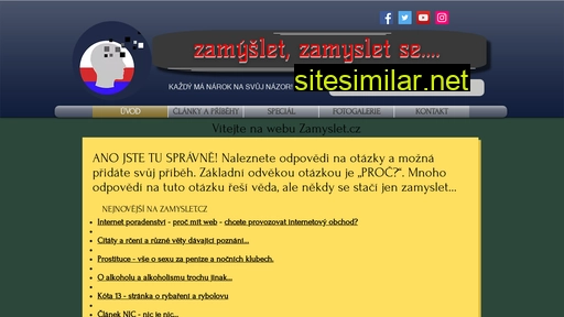 zamyslet.cz alternative sites