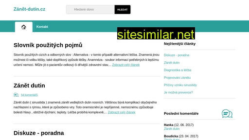 zanet-dutin.cz alternative sites