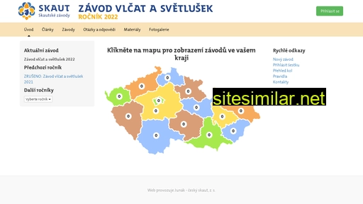 zavody.skaut.cz alternative sites