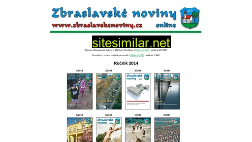 Zbraslavskenoviny similar sites