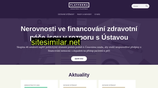 zdravotnipojistenci.cz alternative sites