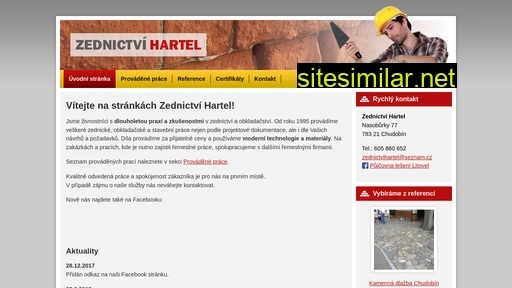zednictvihartel.cz alternative sites