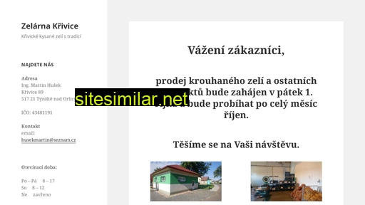zelarnakrivice.cz alternative sites