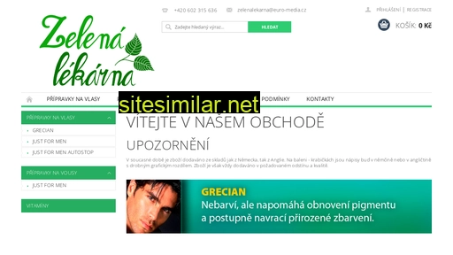 zelenalekarna.cz alternative sites
