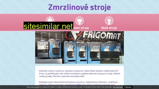 zmrzlinovestroje.cz alternative sites