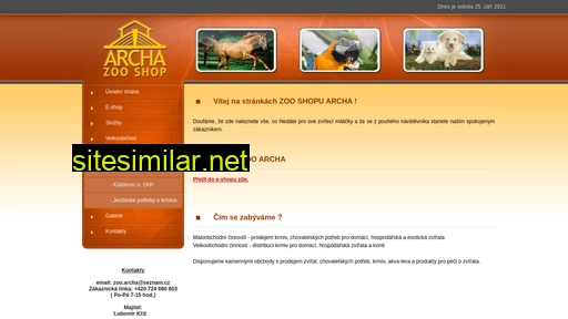 zooarcha.cz alternative sites