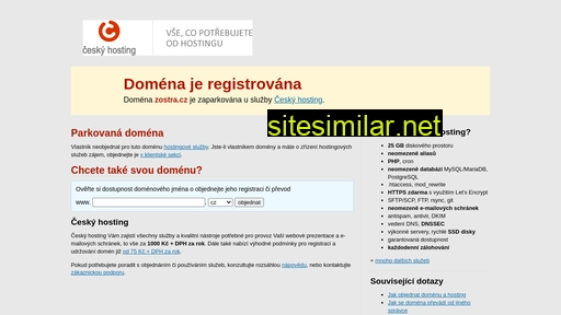 zostra.cz alternative sites