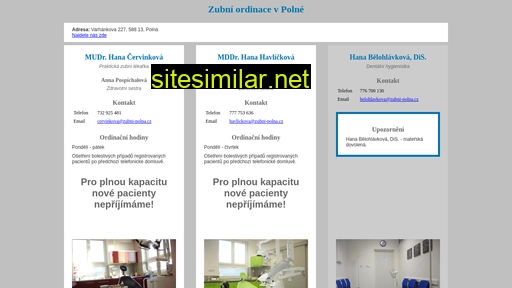 zubni-polna.cz alternative sites
