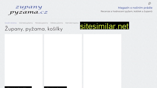 zupanypyzama.cz alternative sites