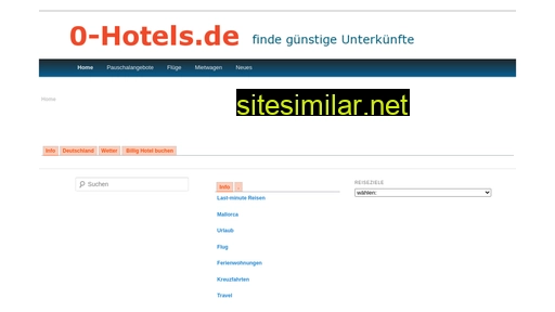 0-hotels.de alternative sites