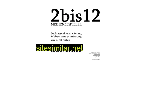 2bis12.de alternative sites