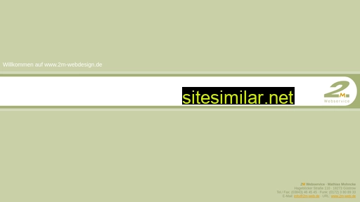 2m-webdesign.de alternative sites