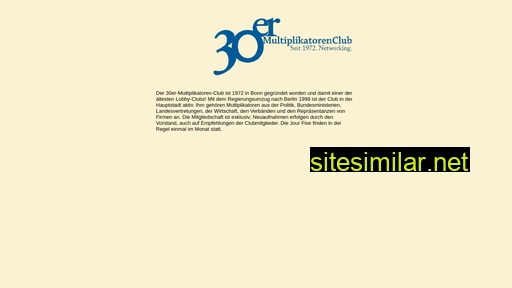 30er-multiplikatoren-club.de alternative sites