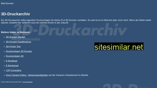 3d-druckarchiv.de alternative sites