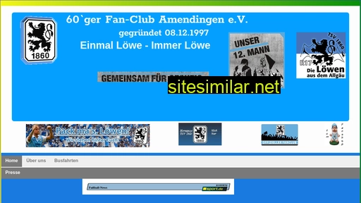 60ger-fan-club-amendingen similar sites
