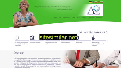 Abc-uebersetzungsbuero similar sites