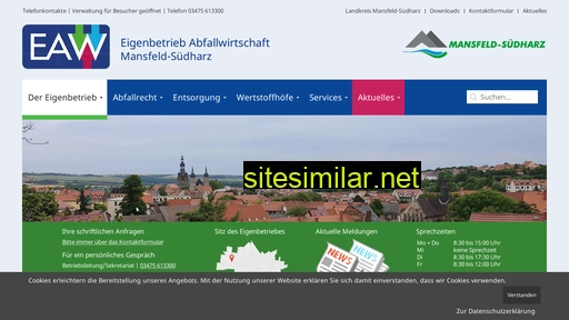 abfallwirtschaft-msh.de alternative sites
