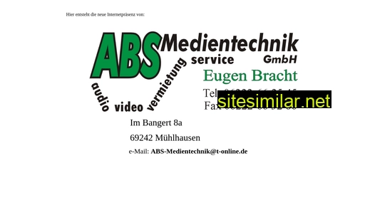 abs-medientechnik.de alternative sites