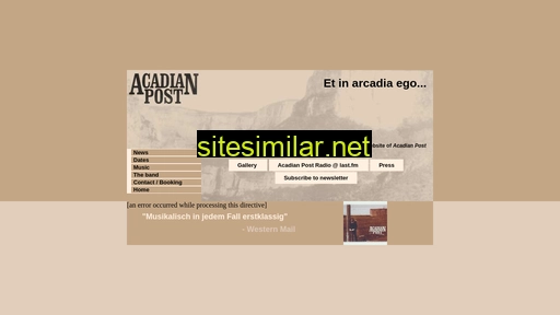 Acadianpost similar sites