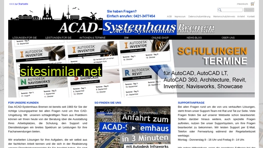 acad-systemhaus.de alternative sites