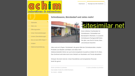 Achim-schreiben-schenken similar sites