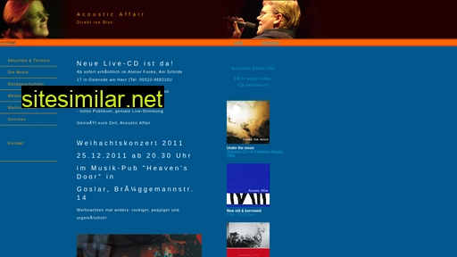 acoustic-affair.de alternative sites