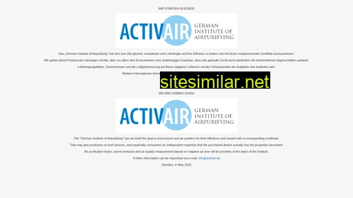 Activair similar sites