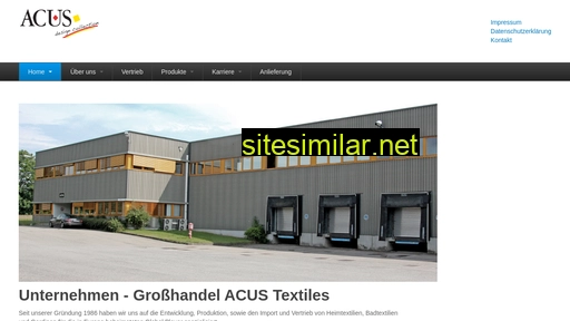 acus-textiles.de alternative sites