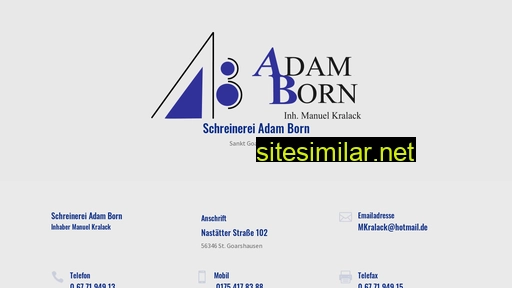 adam-born.de alternative sites