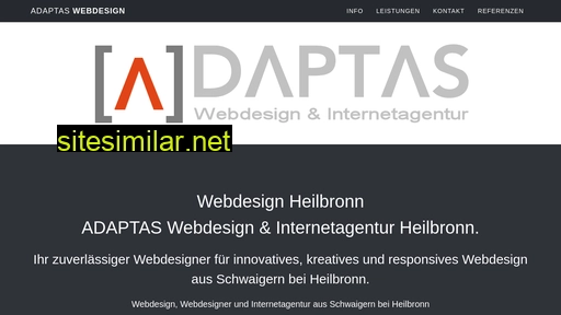 adaptas-webdesign.de alternative sites