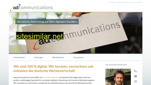 adcommunications.de alternative sites