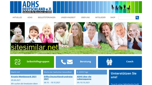 adhs-deutschland.de alternative sites