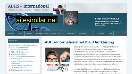 Adhs-international similar sites