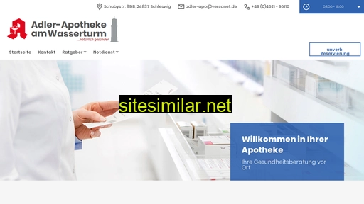 adler-apotheke-am-wasserturm-schleswig-app.de alternative sites
