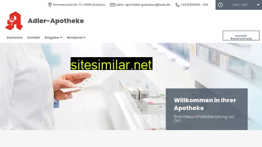 adler-apotheke-guetzkow.de alternative sites