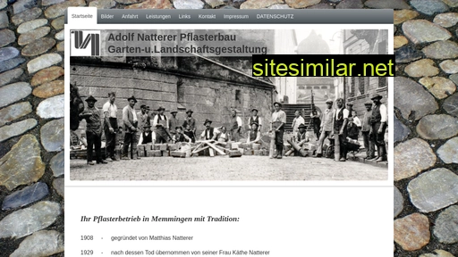 Adolf-natterer-pflasterbau similar sites