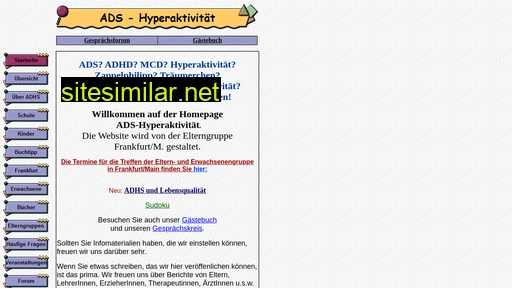 ads-adhs-selbsthilfe-frankfurt.de alternative sites