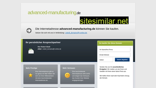 advanced-manufacturing.de alternative sites