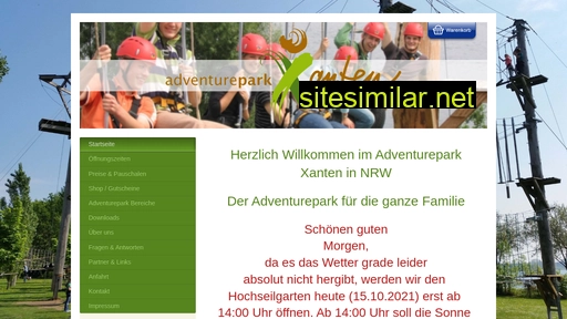 adventurepark-xanten.de alternative sites