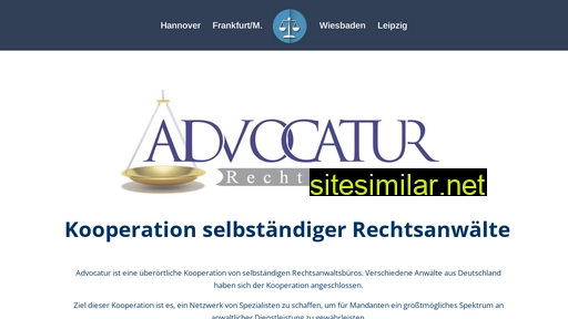 Advocatur similar sites