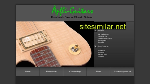 aepfli-guitars.de alternative sites