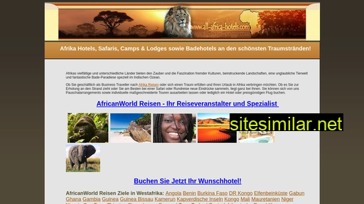 afrikahotelweb.de alternative sites